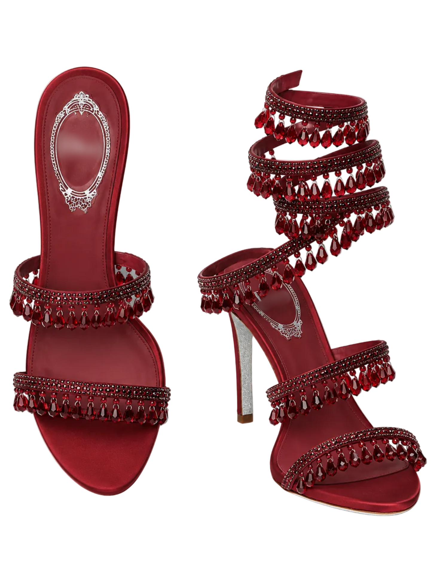 CHANDELIER CRYSTAL HEELS