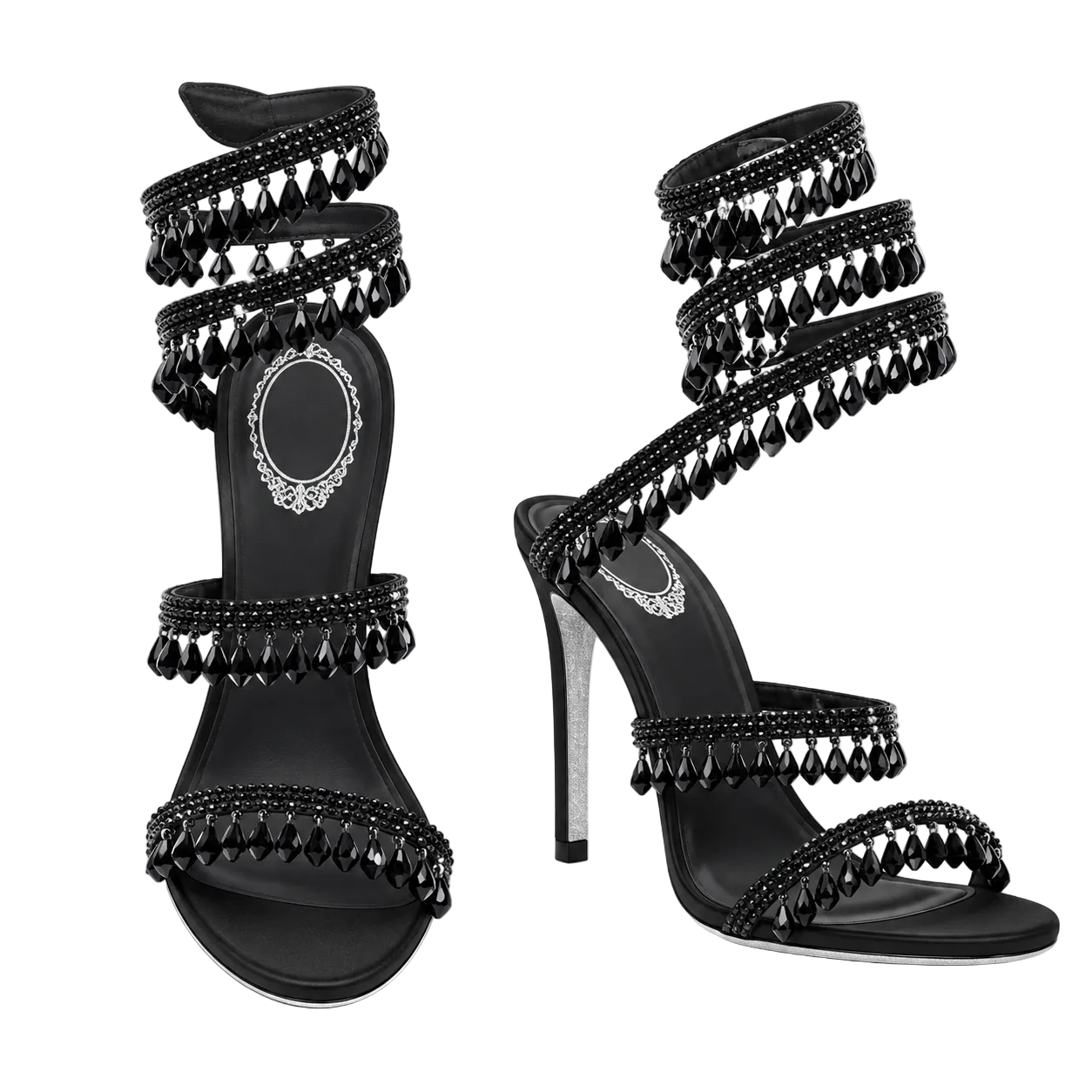 CHANDELIER CRYSTAL HEELS